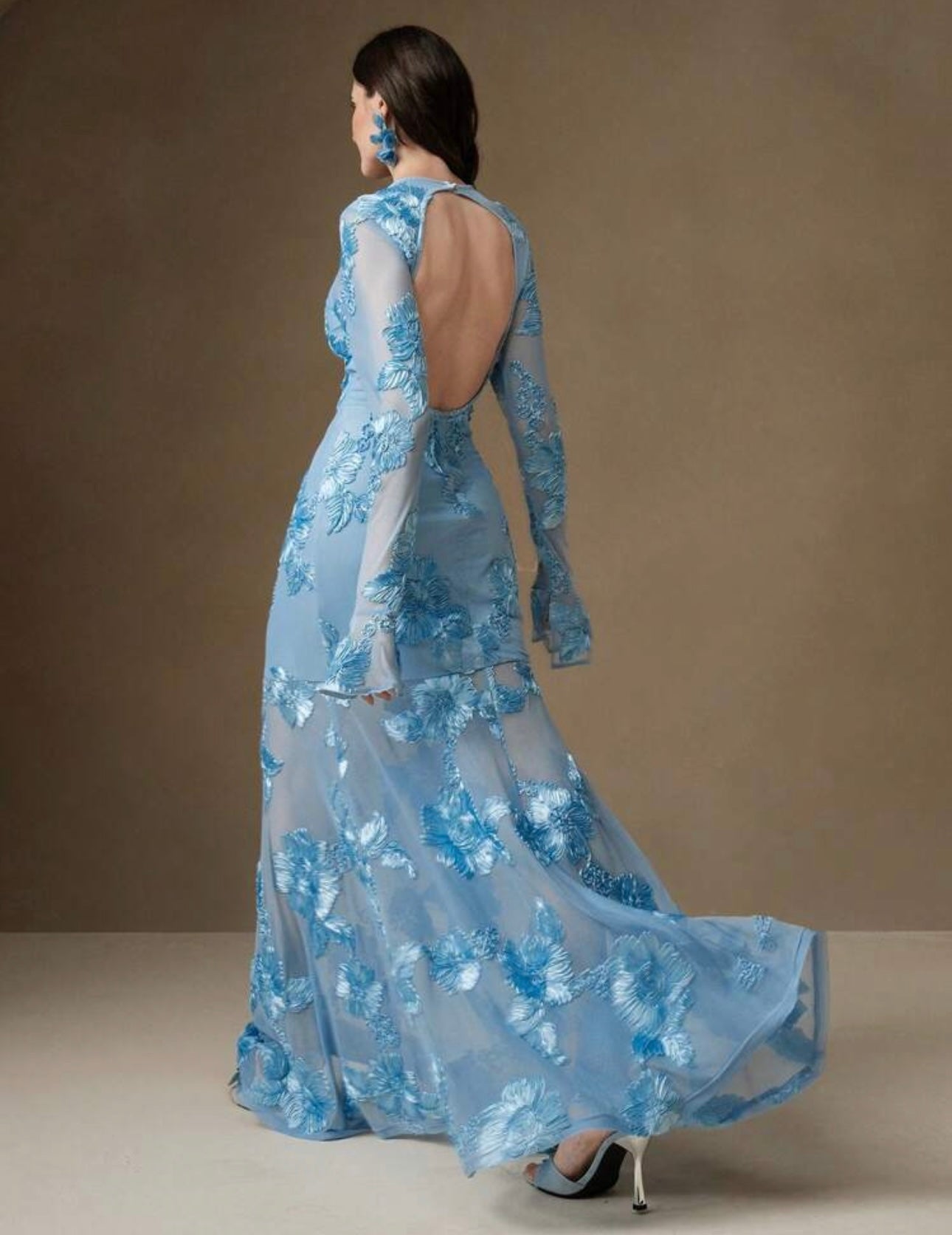 Lara Floral Maxi - Blue